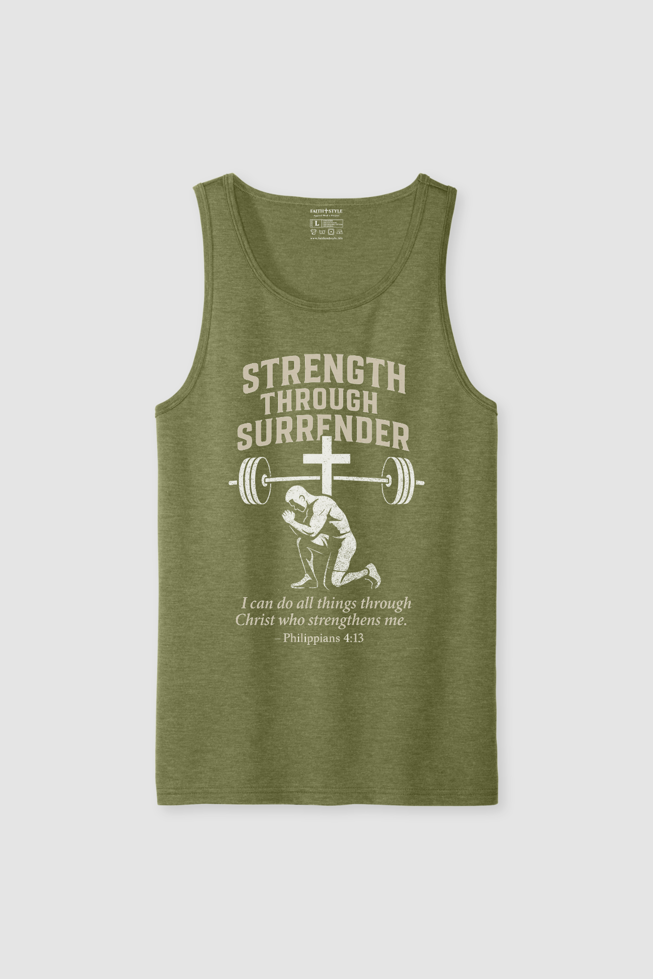 Tank Top Strength through Surrender