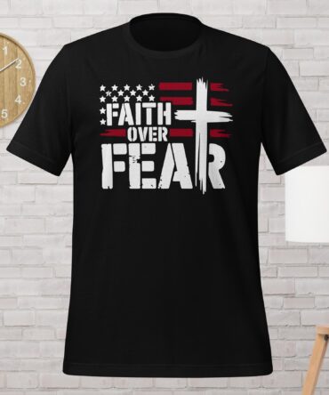 FAITH OVER FEAR Unisex t-shirt